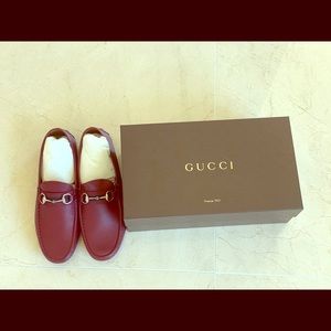 Gucci Men’s Leather driver shoe
